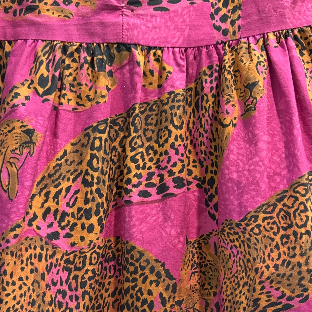 FARM Rio Pink Leopard Mini Dress - Picture 4 of 4